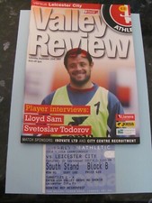 Charlton Athletic V Leicester City 22.9.07 Programme&ticket excellent condition 