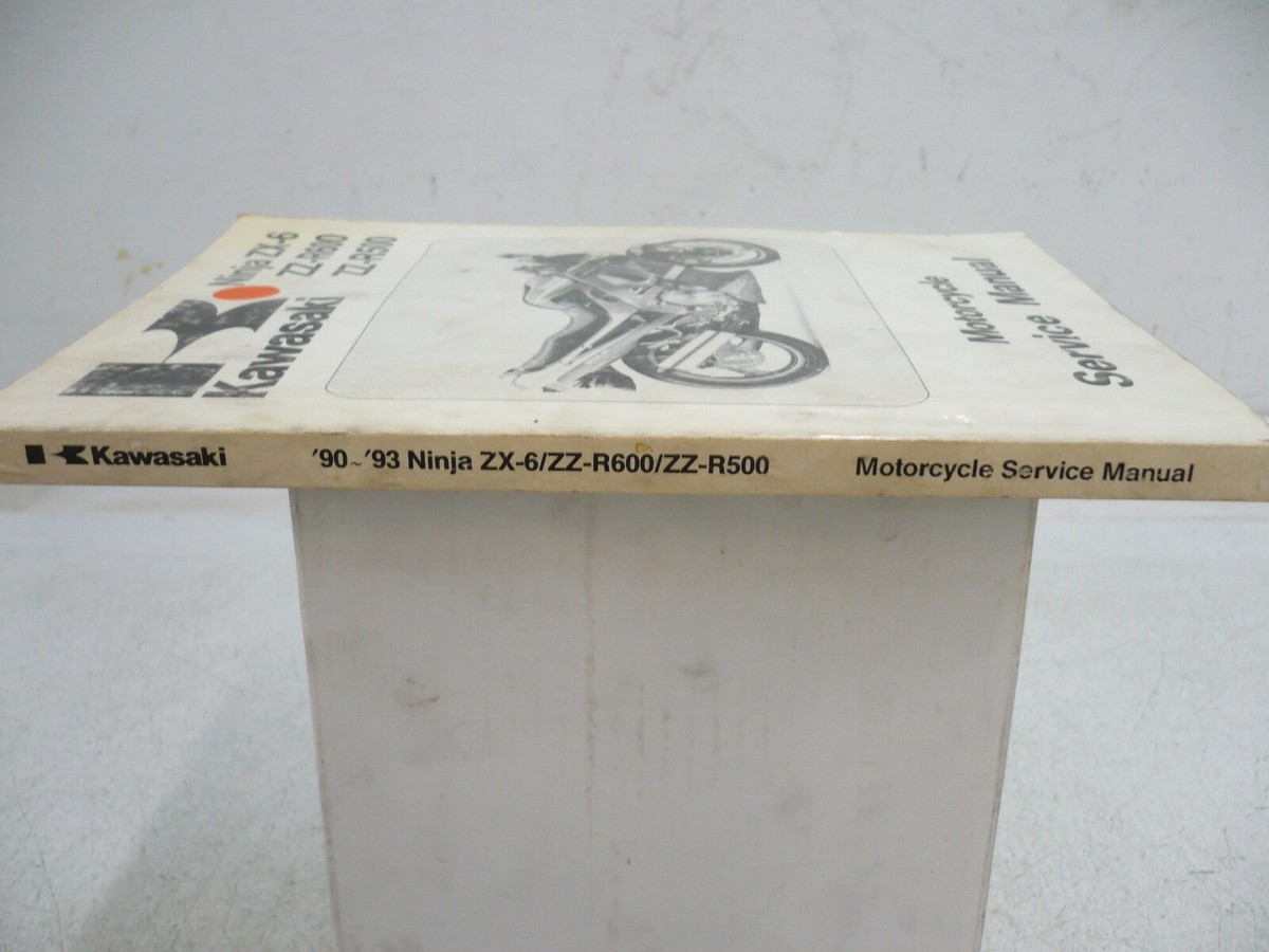 KAWASAKI NINJA ZX 6 ZZ R500 90 - 93 FACTORY SERVICE REPAIR MANUAL