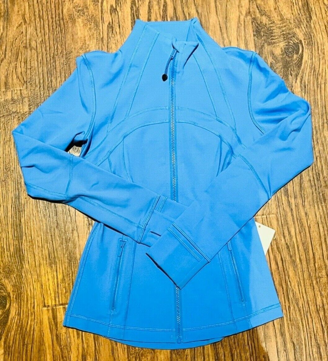 NEW Women Lululemon Define Jacket Luon Blue Nile Size 8