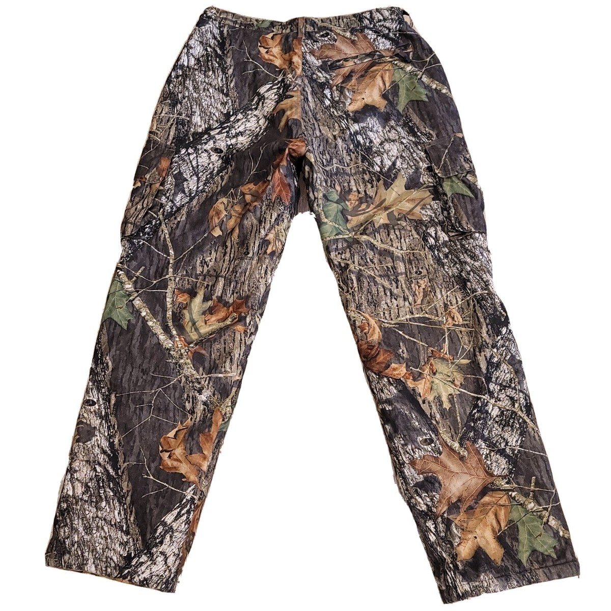 Pantalon De Chasse Cabela's Homme Camouflage Chêne Mousse - Taille 36x36, Cargo Avec Poches Zippées, Parfait état