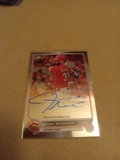 2022 Topps Chrome Veteran Auto #CVA-JWI Jesse Winker Cincinnati Reds