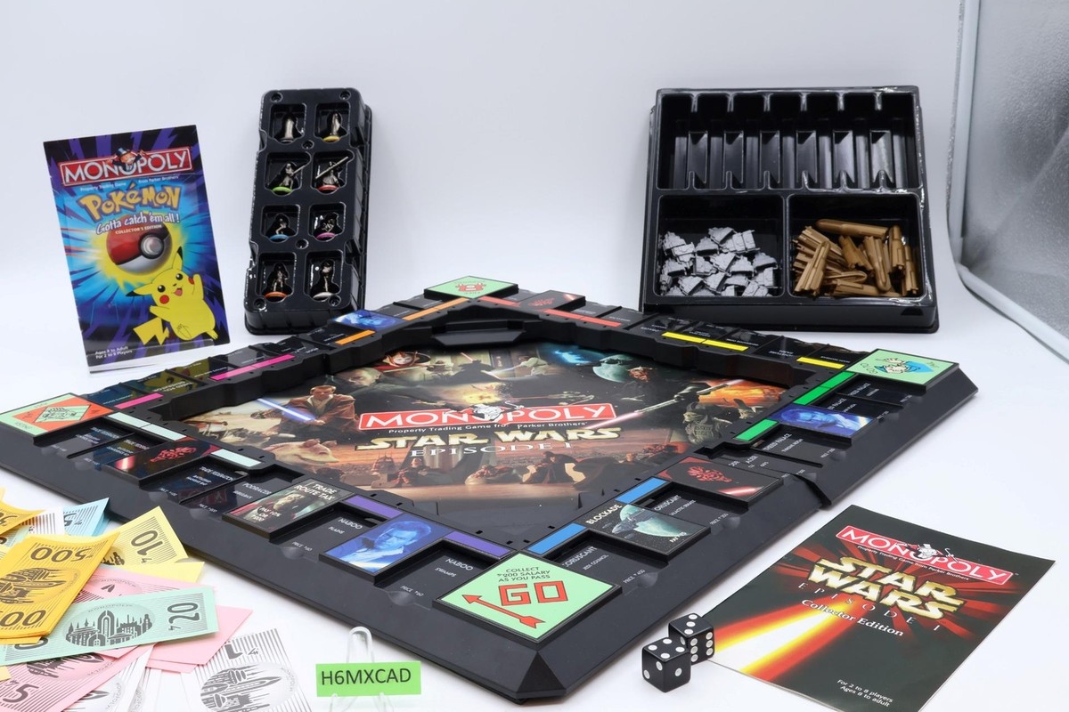 Star Wars Episode 1 Monopoly Complete 1999 Parker Brothers Board