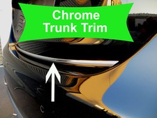Fit Mitsubishi 2001-2018 Models Tailgate Trunk Trim Molding - Chrome Style