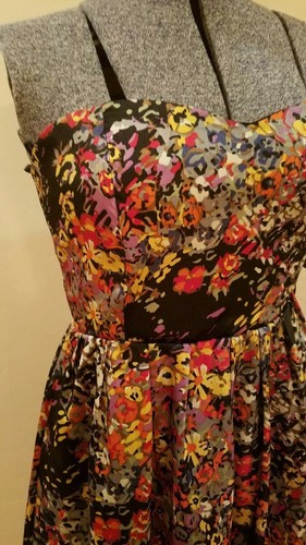 NWT, Strapless Mini Dress, Size M, FRANCESCA'S, floral - Bild 3 von 12