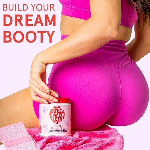 Vegan Creatine Monohydrate for Women - Pink Lemonade, 30 Servings & Energy Boost - Picture 4 of 9