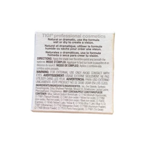 NEW TIGI Professional Cosmetics High Density Single Eyeshadow 6139 Vanilla Matte - Picture 6 of 6