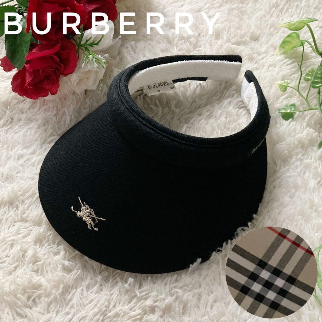 BURBERRY GOLF バイザー Burberry Golf Sun Visor, Nova Check