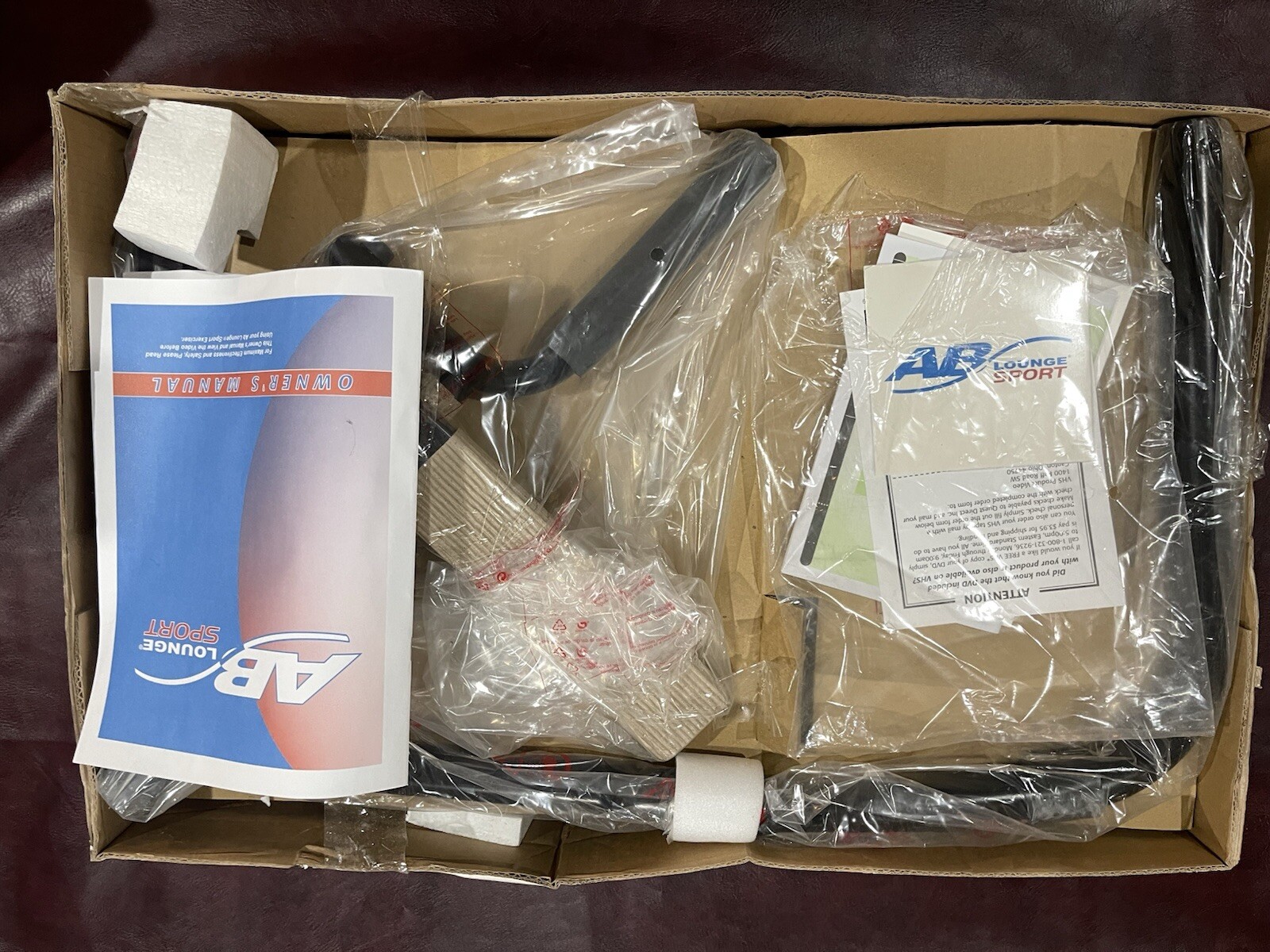 Ab Lounge Sport NIB Abdominal Core Exerciser Fitness Quest Back Decompression