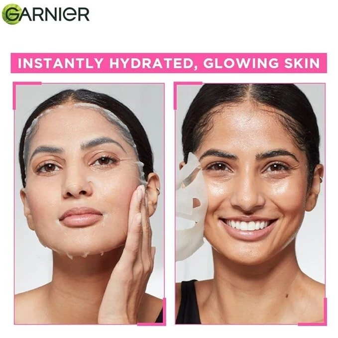 Garnier Skin Naturals, Sheet Mask, Hydrating & Increases Glow, Sakura Glow, 28g - Image 4 of 4