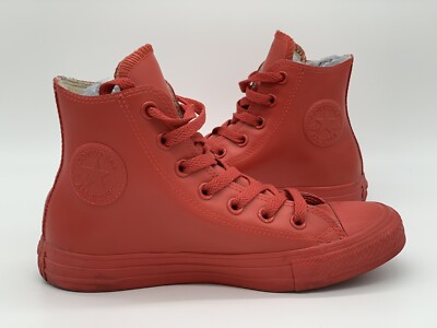 red rubber converse high tops