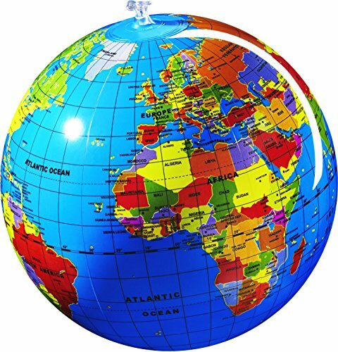 Мозговой штурм разыгрывает 50-сантиметровый Мега надувной глобус