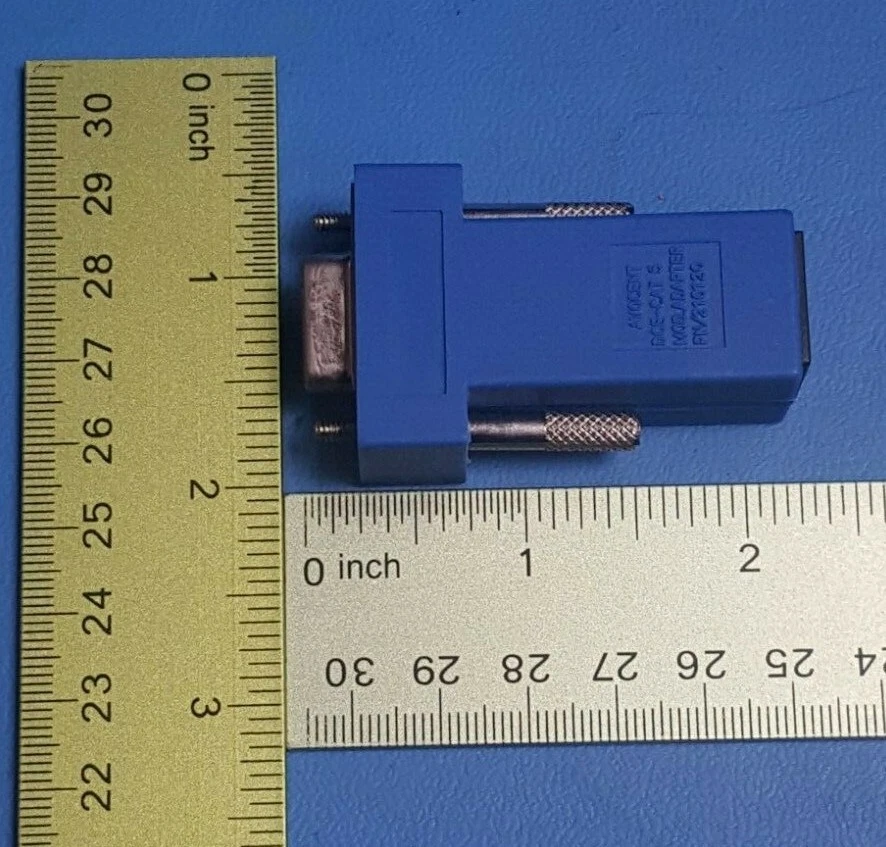 (2 piezas) Adaptador hembra, RJ-45 a DB-9, Avocent Cat 5, 210120 Foto 4 de 4