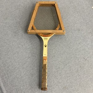 Raquette de tennis vintage Wilson Valiant Jack Kramer en bois avec housse