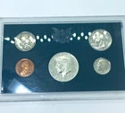 1969  Uncirculated US Mint Silver Kennedy Half Dollar Set , 5 Coin Set in OGP