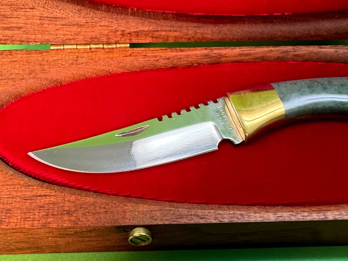 超希少！！browning wyoming jade collection Browning Wyoming Jade Collection Great Divide Knife 1940 of