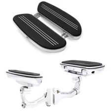 Full Set Chrome Footboards Rider & Passenger For Harley Ultra Limited 2014-2025
