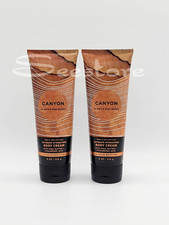 Bath  Body Works Canyon Men's Collection Body Cream for Men 8 oz New Set of 2