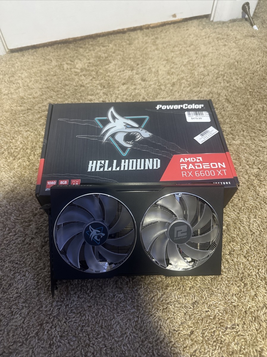 PowerColor Hellhound AMD Radeon RX 6600 XT 8GB GDDR6 PowerColor Hellhound AMD Radeon RX 6600 XT 8GB GDDR6