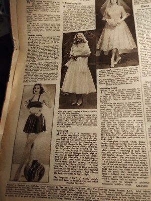 Sk53 Ephemera 50er Jahre Filmartikel Mode Diana Dors 