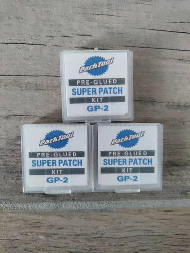 Park Tool GP-2C PACK OF 3! - 3M PRE-GLUED SUPER PATCH KIT (6 Patches) Road/MTB - Picture 4 of 5