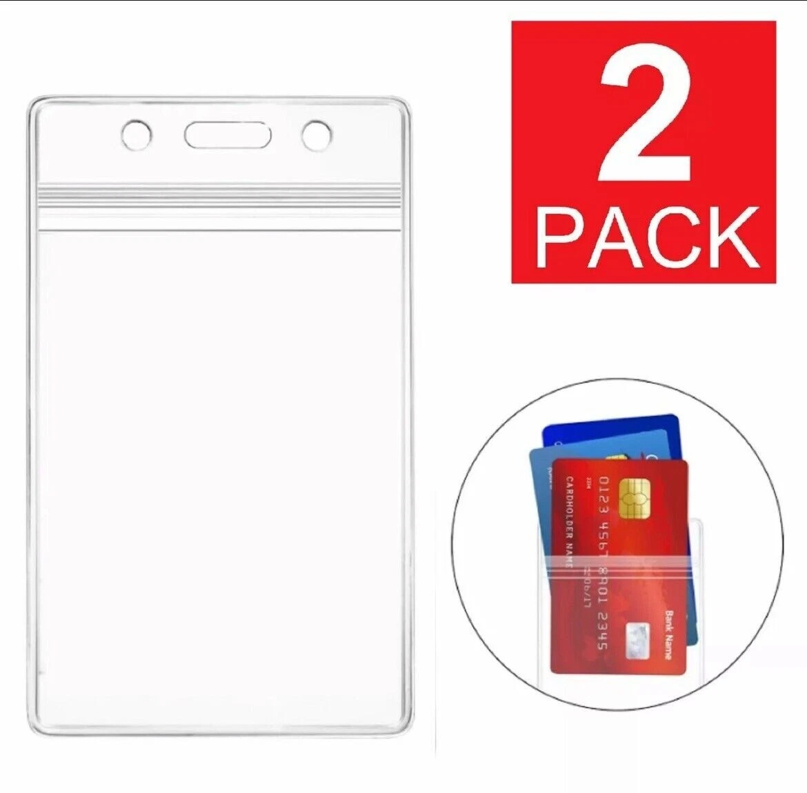 Clear Plastic ID & Badge Holders for Women for sale | eBay
