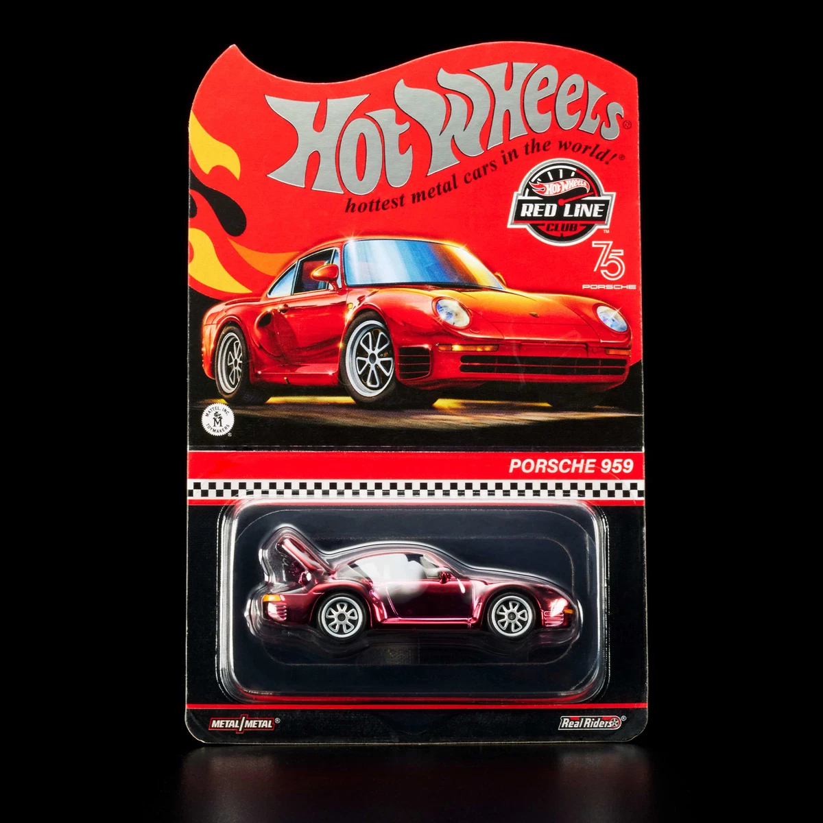 HOT WHEELS 1986 PORSCHE 959 RLC RED LINE COLLECTION MATTEL 