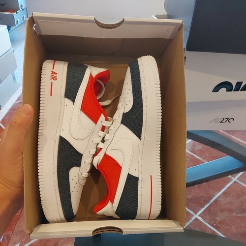 Nike Air Force 1 LV8 GS 'USA' Red White 