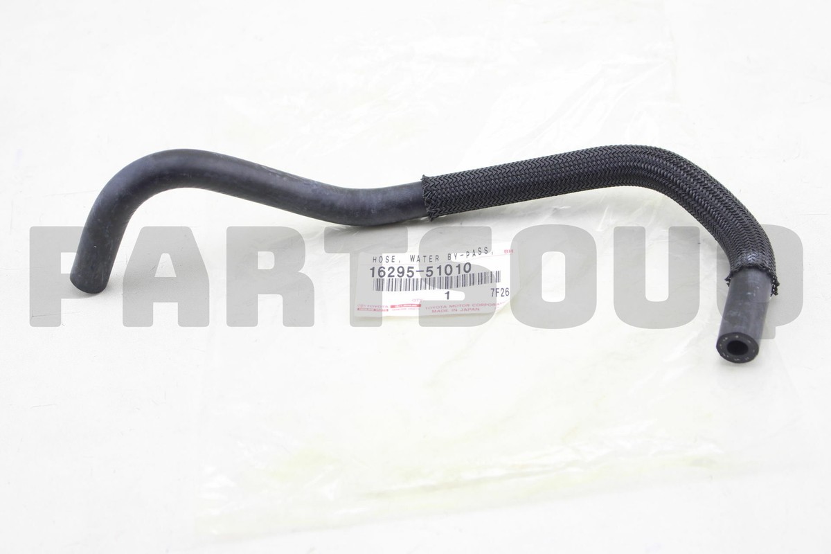1629551010 Genuine Toyota HOSE, WATER BY-PASS, NO.7 16295 1629551010 Genuine Toyota HOSE, WATER BY-PASS, NO.7 16295