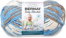 Bernat BABY BLANKET SUPER CHUNKY Knitting Yarn Wool 300g - 04133 Little Royales