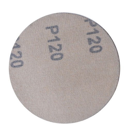 Paquete de 100 almohadillas de bucle de gancho de grano de 5" 120 de papel de lija sin orificios de alta calidad - Imagen 10 de 12