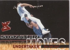 THE UNDERTAKER 2001 Fleer WWE SIGNATURE MOVES Insert Card  #7SM  