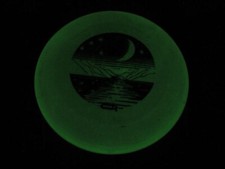Vintage Wham-O Moonlighter Frisbee 110g Glow In The Dark Model 1975