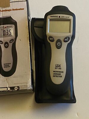 CEM DT-2G Microwave Leakage Radiation Detector Meter 9v Battery Needed