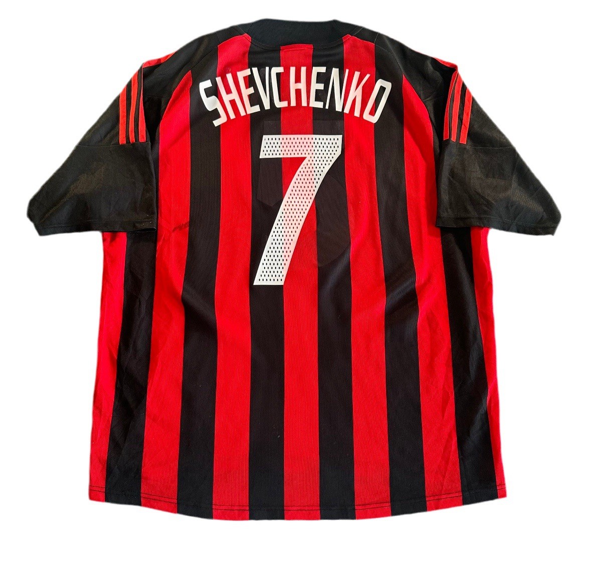 Vintage Adidas AC Milan #7 Shevchenko 2002/2003 Home Soccer Jersey (XL)