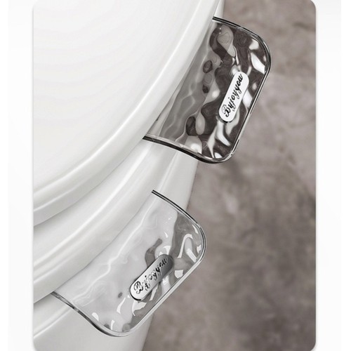 Easy On Toilettensitzheber PET transparent 7x6x1,2cm Hygienisches Hebewerkzeug - Bild 4 von 32