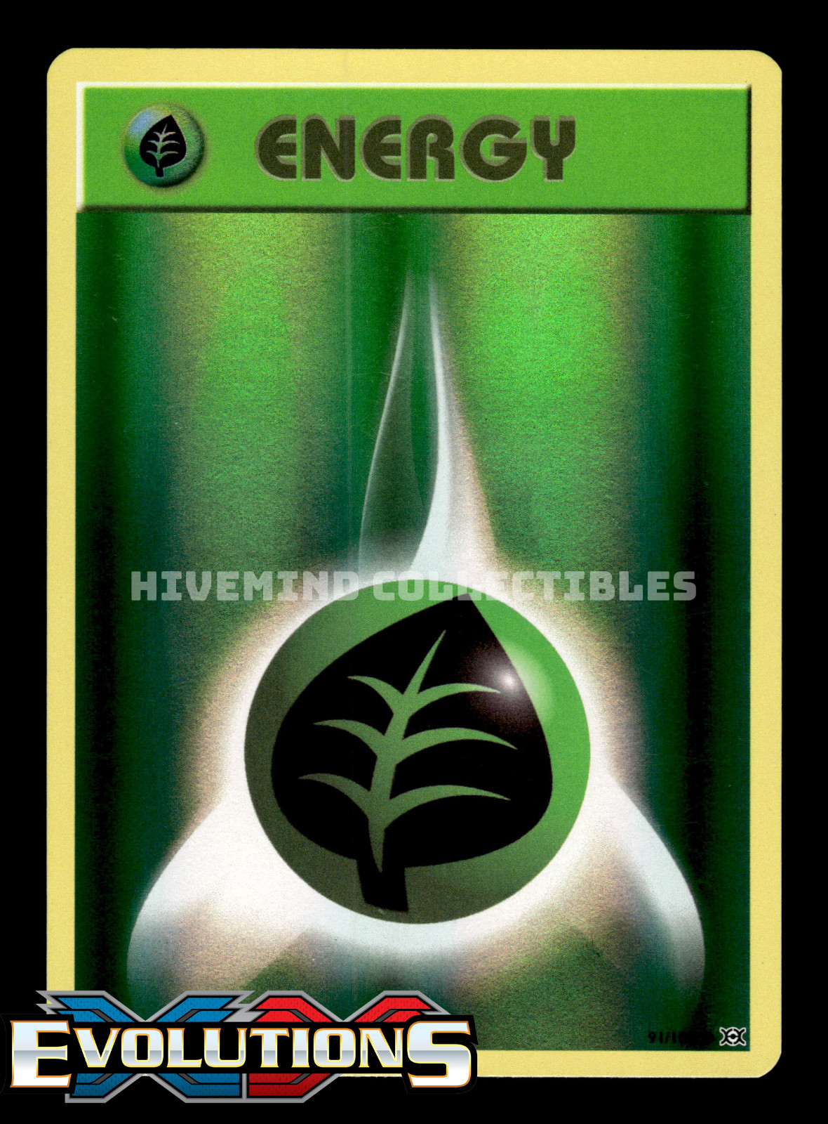 Grass Energy 91/108 XY Evolutions Reverse Holo Pokemon Card