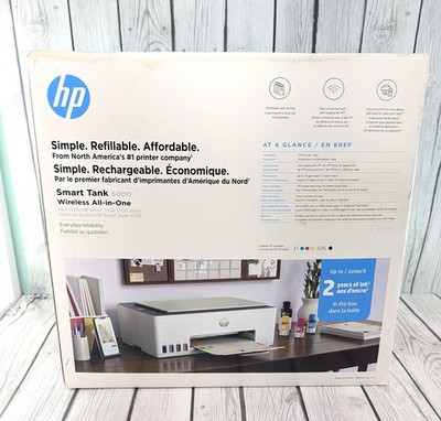 HP Smart Tank 5000 Wireless All-in-One Printer New In Box