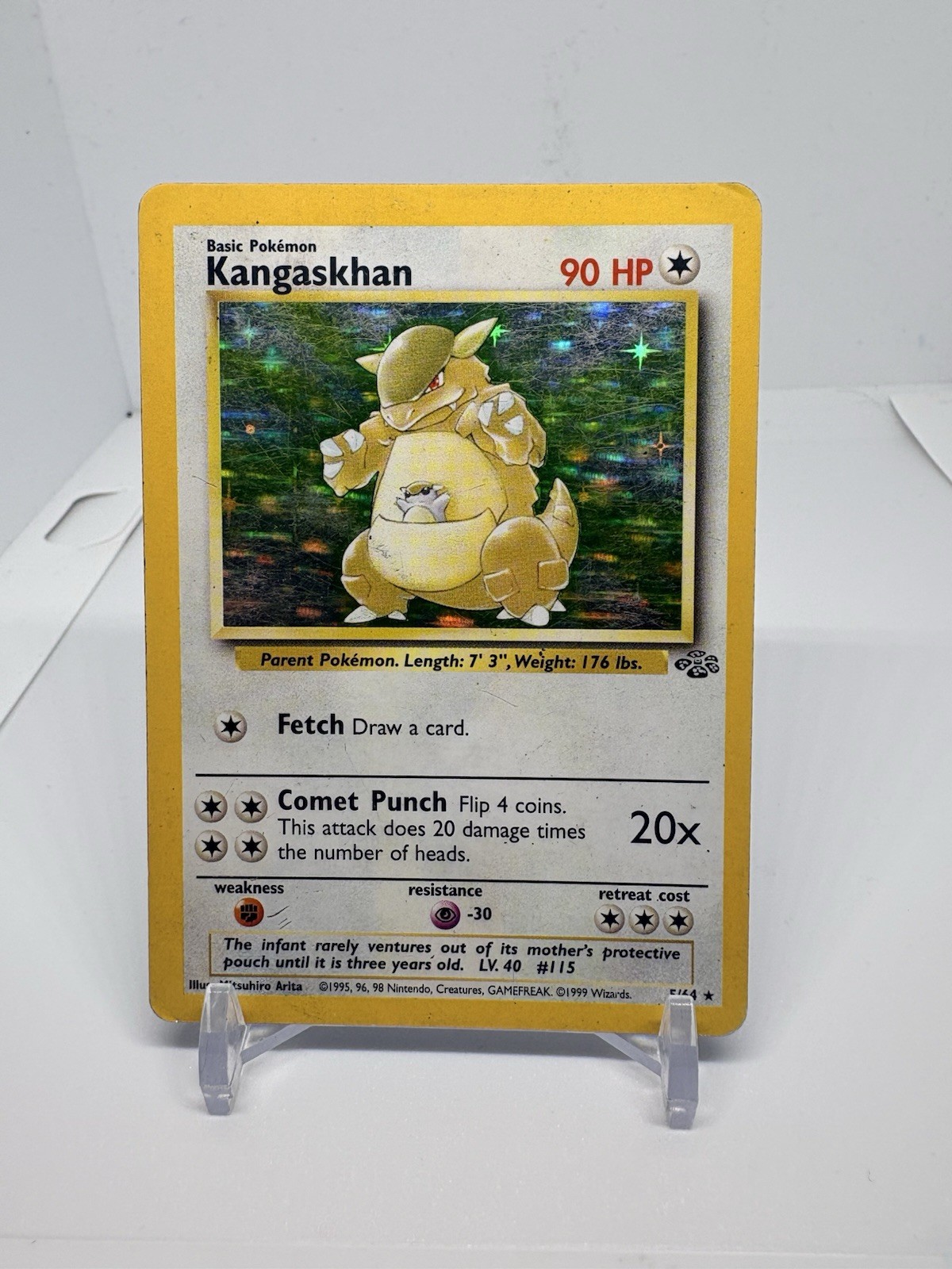 Pokemon - Kangaskhan - Jungle - Unlimited Holo - English 5/64 -