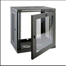Tripp Lite 12U Wall Mount Rack Enclosure - Black SRW12UG    SEE COST IN PICS   