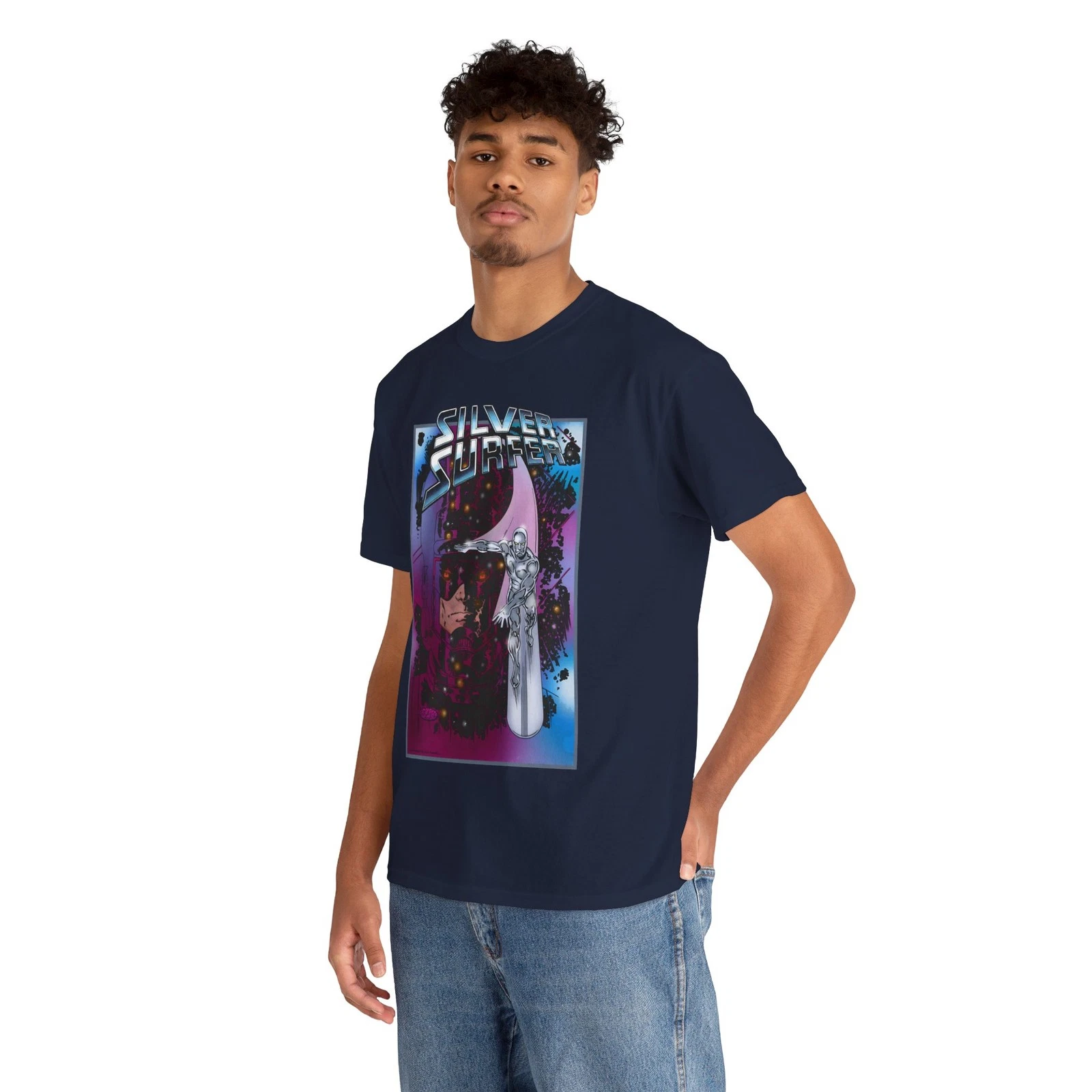 Silver Surfer & Galactus T-Shirt - John Byrne Art - Marvel Comics