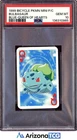 Pokemon 1999 Bulbasaur Queen Of Hearts Bicycle Pokemon Mini Playing Cards PSA 10