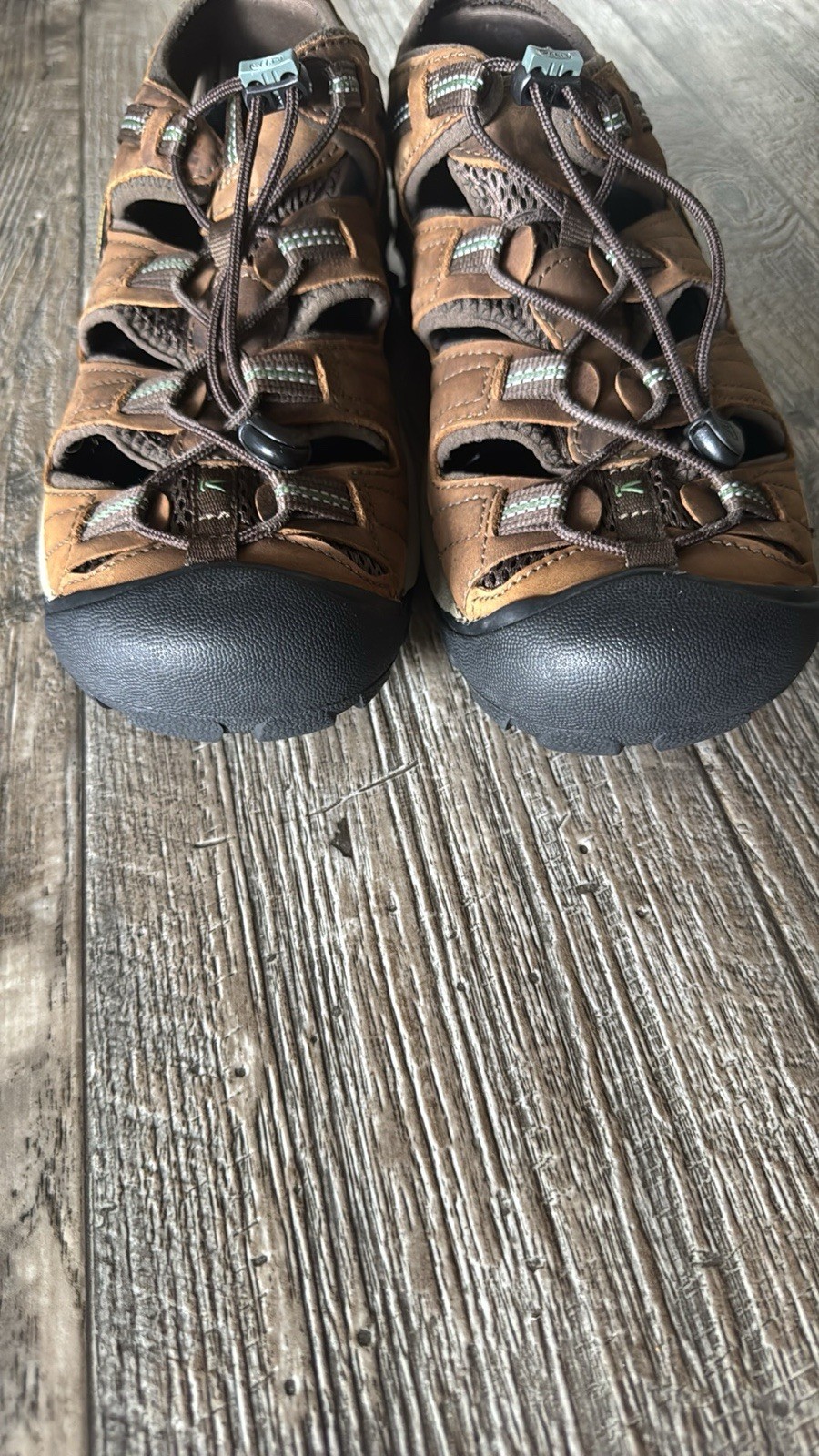 Sandali da uomo Keen impermeabili resistenti da trekking taglia 10