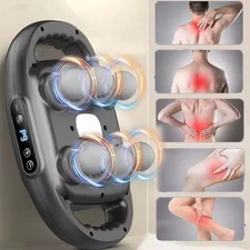 New Massage Gun Deep Tissue 6 Head 9 Modes Massager with LED Screen Muscle Relax