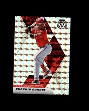 Eugenio Suarez 2021 Panini Mosaic #168 Silver Mosaic Prizm Cincinnati Reds I4