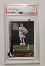 2025 Topps Series 1 - Jacob Wilson #314 (RC) Graded PSA 9
