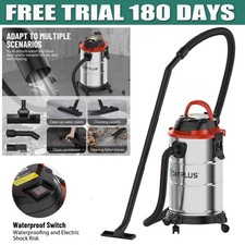 WET AND DRY VACUUM CLEANER 18L 4000W CAR WORKSHOP VAC 3 IN 1 BLOWER & NOZZLES UK