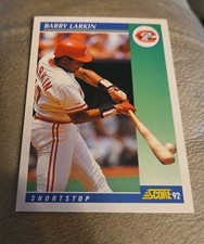 Barry Larkin 1992 Score #100 Cincinnati Reds Baseball *202