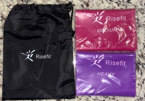 Risefit Moyenne & Bandes de résistance lourdes avec la poche
