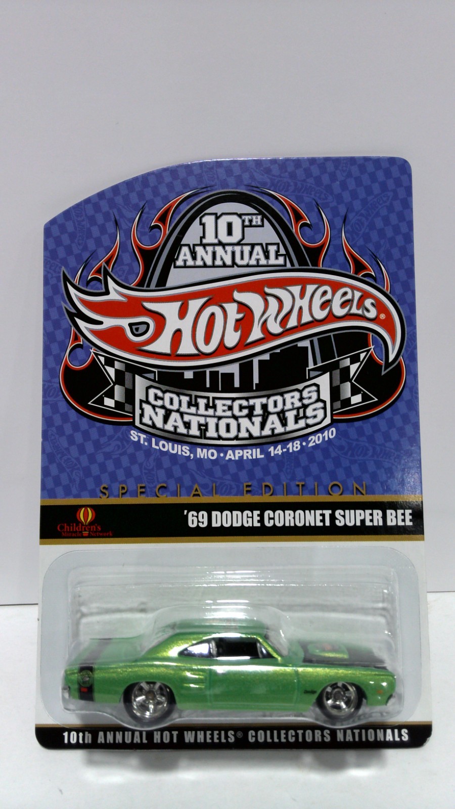 Hot Wheels 69 Dodge Coronet Super Bee 10th Annual Collectors Nationals