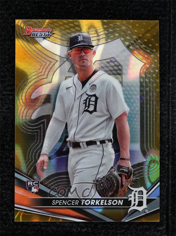 2022 Bowman's Best Gold Lava Refractor 64/75 Spencer Torkelson #7 08h7